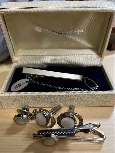 ネクタイピン 高島屋 silver925 刻印 未使用 カフス おまけ ヴィンテージ タイピン アクセサリー