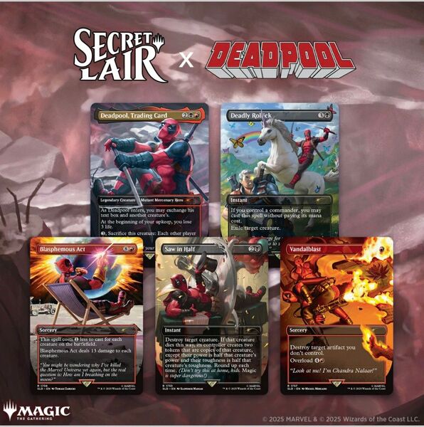 未開封 Secret Lair x Marvel’s Deadpool