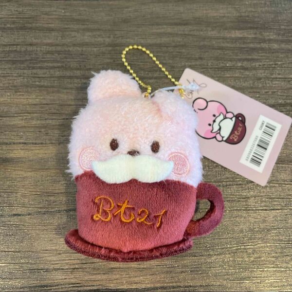 BT21 minini LATTE マスコット キーリング cooky クッキー BTS ジョングク グク jungkook