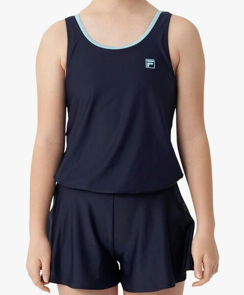 新品未開封 スクール水着 FILA 130cm サックスカラー 女子