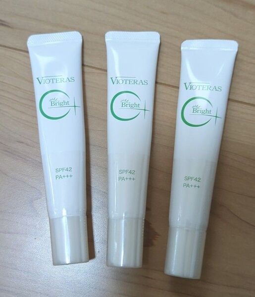ヴィオテラス C+ ファンデーション SPF42 PA+++ 15g 3本セット ブライト 新品 未開封