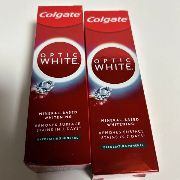 Colgate Optic White ホワイトニング歯磨き粉 2個セット