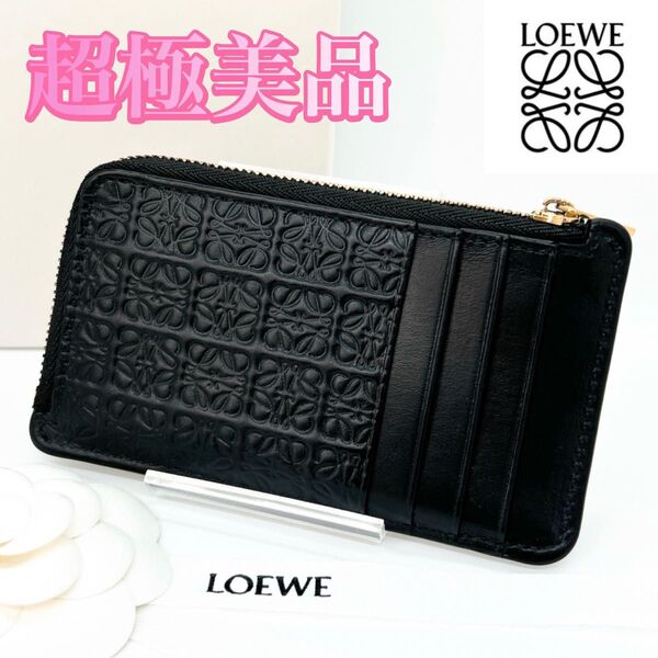 超極美品 LOEWE フラグメント コインケース カードケース