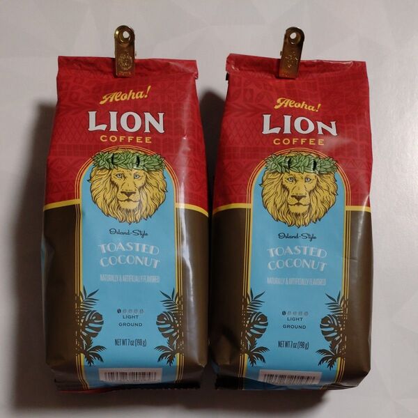 LION COFFEE トースティッド ココナッツ 2袋