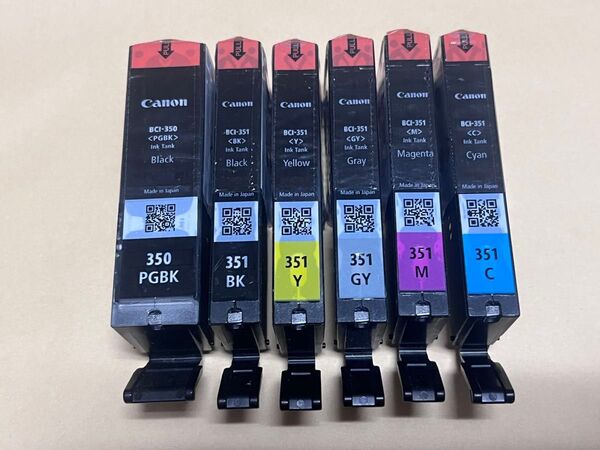 Canon キャノン BCI 350 351 6色パック