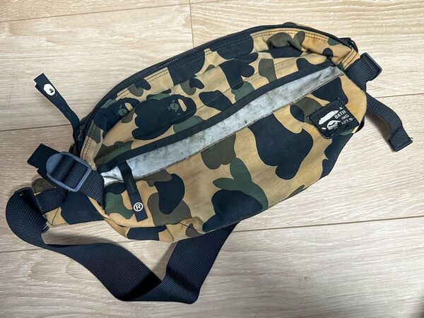 BAPE APE エイプ ウエストバッグ 猿迷彩 カモ ナイロン ボディバッグ