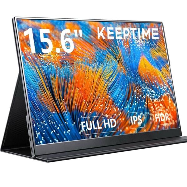 モバイルモニター 15.6インチ 1920*1080IPS液晶パネル マグネット保護カバー付き USB Type-C