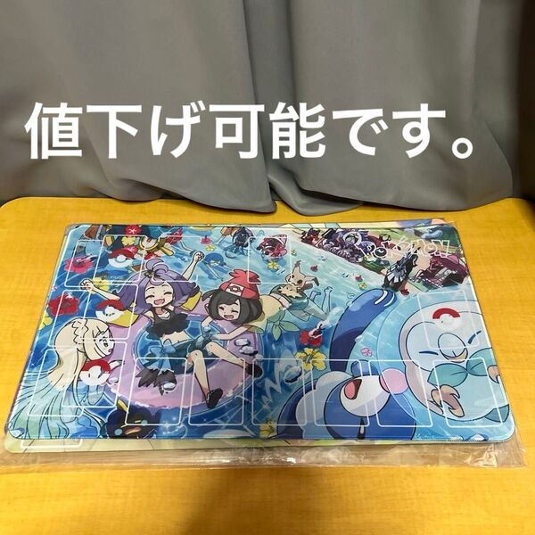 ポケモン プレイマット ラバーマット 1枚 リーリエ アセロラ ミズキ 海