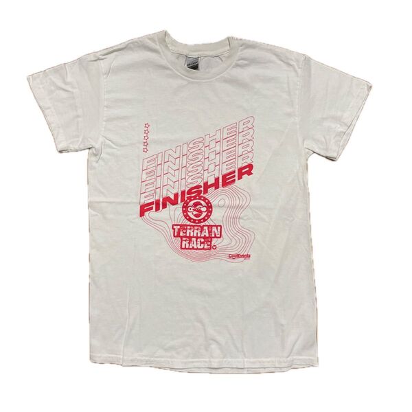 GILDAN ギルダン プリント Tシャツ ホワイト コットン100% クルーネック メンズ Sサイズ USED 古着