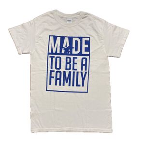 GILDAN ギルダン ロゴ プリント Tシャツ Made To Be A Family コットン100% クルーネック US古着