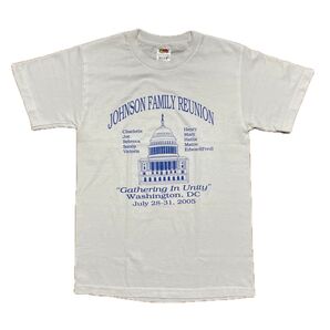 FRUIT OF THE LOOM フルーツオブザルーム プリント Tシャツ ホワイト S 50/50 クルーネック US古着