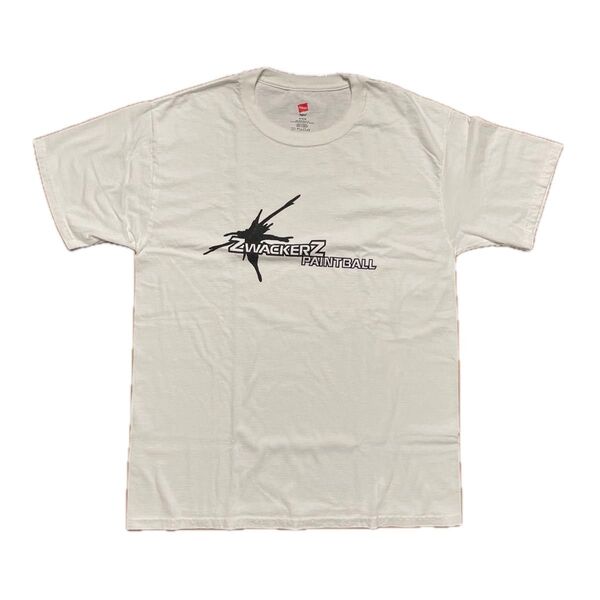 Hanes ヘインズ プリント Tシャツ ホワイト Mサイズ コットン100% クルーネック メンズ US古着