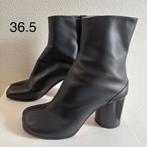Maison Margiela メゾンマルジェラ TABI BOOTS 36.5 レザー ブーツ ブラック 本革