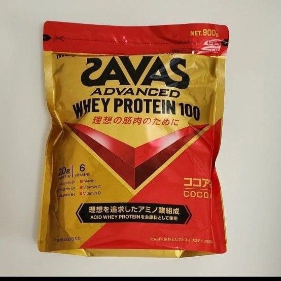 ザバス SAVAS ホエイプロテイン100 ココア風味 900g