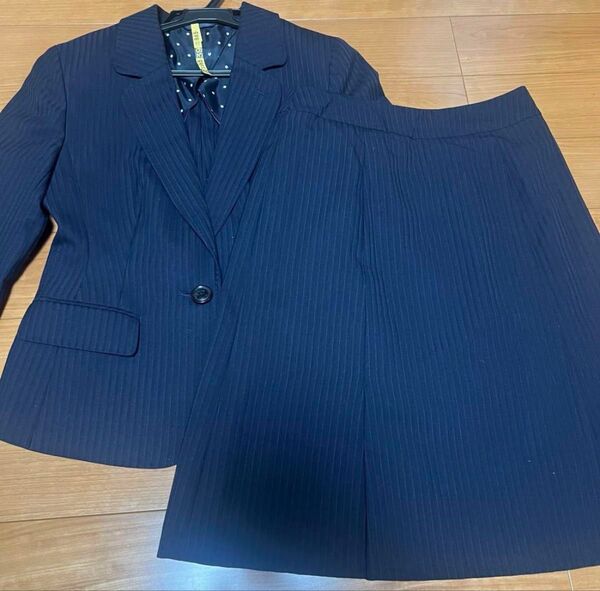 【洋服の青山】n-line Precious スカートスーツ セットアップ
