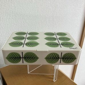 メイクボックス ミニ デコパージュ 葉っぱ