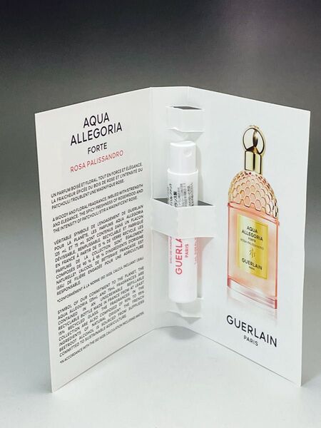 Guerlain ゲラン アクア アレゴリア ローザ パリッサンドロ フォルテ オーデパルファン 1ml サンプル