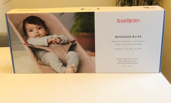 ベビービョルンBabyBjornバウンサー メッシュ ダスティピンク