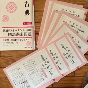共通テスト+センター試験国語過去問題 平成28年から令和3年+プレテスト、古典
