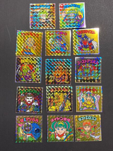 【14枚セット 被りなし】ヘッドだらけのビックリマン シークレット込み ビックリマンシール ヘッド 【まとめ買いは値引きします】