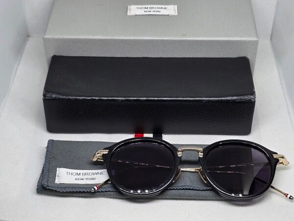 THOM BROWNE メガネ TB-011A 46 トムブラウン サングラス 伊達眼鏡 メガネ サングラス