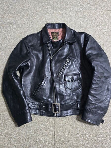 アットラスト ホースハイド ライダース レザージャケット 40 TIMEWORN ATLAST&CO 731 ブッチャープロダクツ