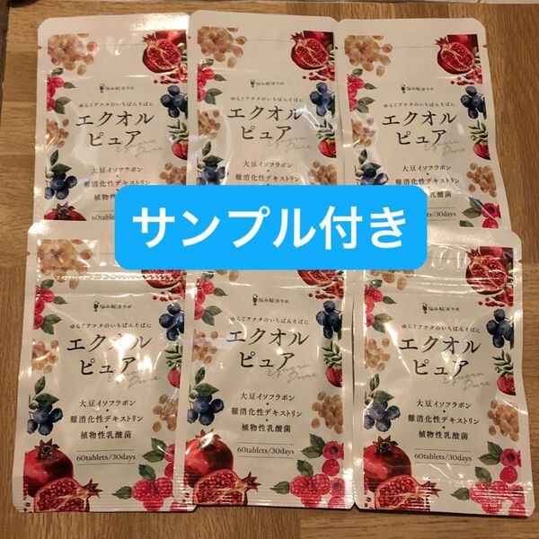 エクオルピュア 30日分60粒 ×6袋セット売り
