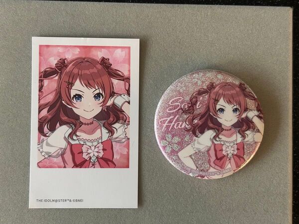 学園アイドルマスター 学マス 花海咲季 サクライロ 缶バッジ フォトカード