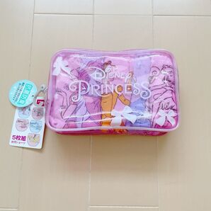 新品 kids キッズ ディズニープリンセス ショーツ 5枚set セット ポーチ付き 110cm 女の子