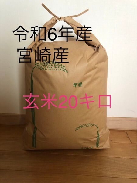 令和6年 宮崎県産 玄米20キロ 夏の笑み