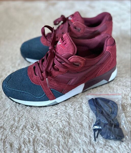 27.0cm ディアドラ diadora N9000 マルーン×ネイビー
