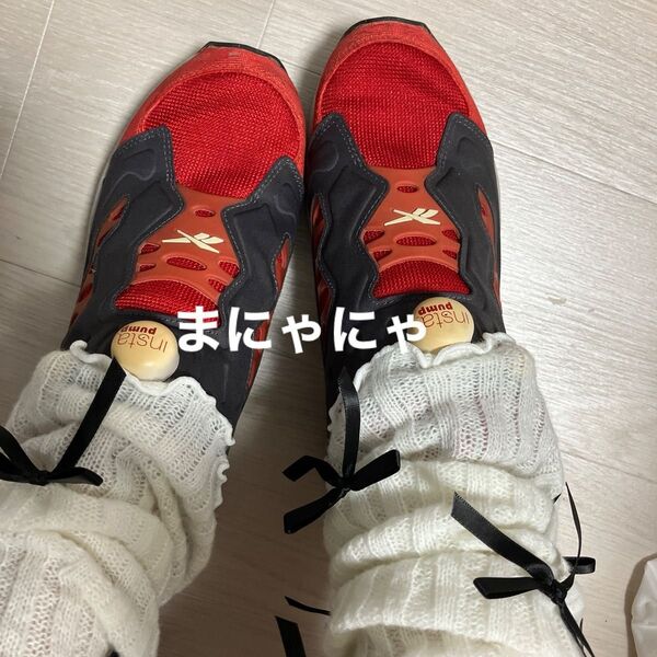 ポンプ スニーカー Reebok 赤 ポンプフューリー リーボック インスタポンプフューリー シューズ