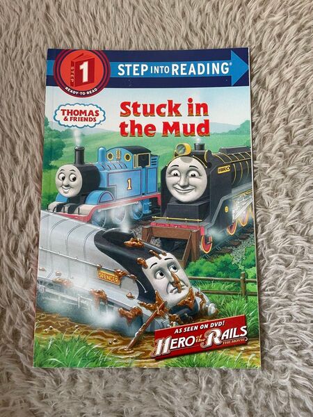 step into reading1stuck in the mud 英語 絵本 トーマスThomas洋書