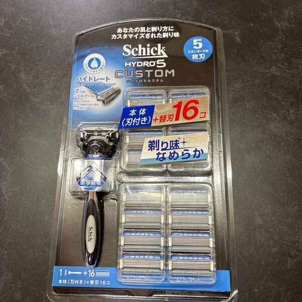 Schick ハイドロ5カスタム 本体+替刃16個