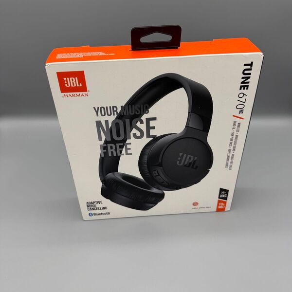 入手困難品 ワイヤレスノイズキャンセリングオーバーイヤー ヘッドフォンJBL TUNE 670NC ブラック ヘッドホン