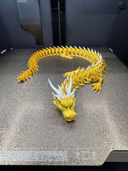 金龍 置物 3Dプリント 風水 可動式 縁起物 龍彫刻 フィギュア