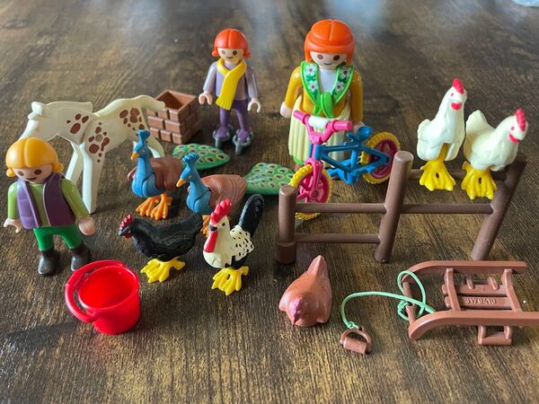 プレイモービル 牧場の動物セット