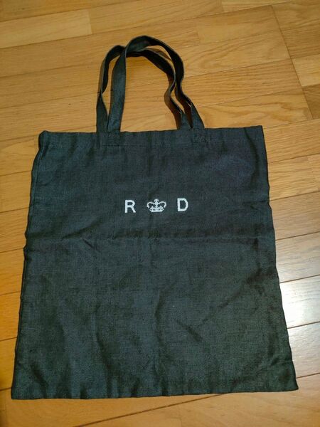 R&D .M.Co オールドマンズテーラー リネンデニムトートバッグ ブラック