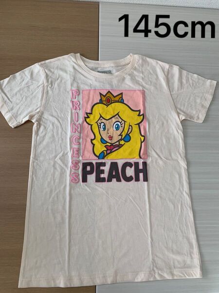 USJ スーパーマリオ ピーチ姫 Tシャツ 女の子 半袖 140cm150cm