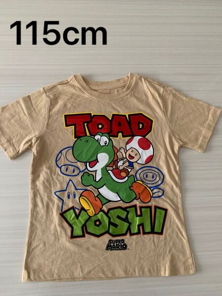 スーパーマリオ Tシャツ ヨッシー 半袖 男の子 Tシャツ 110cm120cm