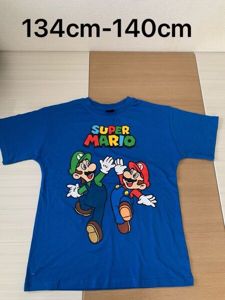未使用 任天堂スーパーマリオ 半袖 ブラザーズ ルイージ Tシャツ 140cm