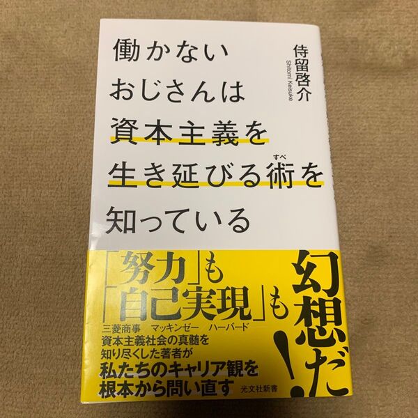 働かないおじさんは資本主義を生き延びる術を知っている (光文社新書 1335) 侍留啓介/著