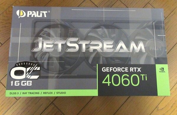 Palit GeForce RTX4060Ti JetStream OC 16GB 動作確認済み