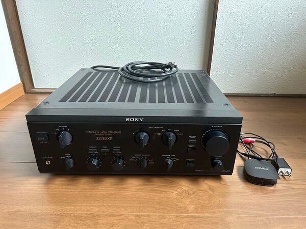 SONY プリメインアンプ TA-F333ESXII【動作品】+Anker Bluetoothレシーバーセット