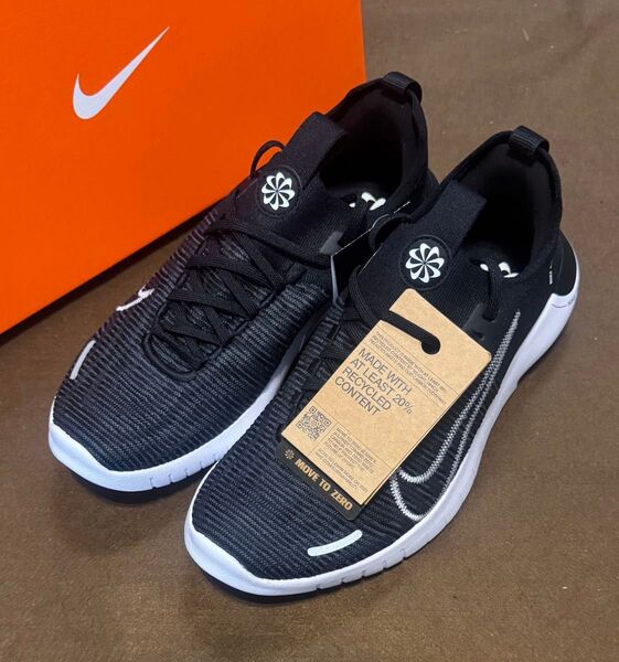NIKE ナイキ フリーラン NN フライニット ランニングシューズ スニーカー ブラック 未使用 27.5 ジム トレーニング