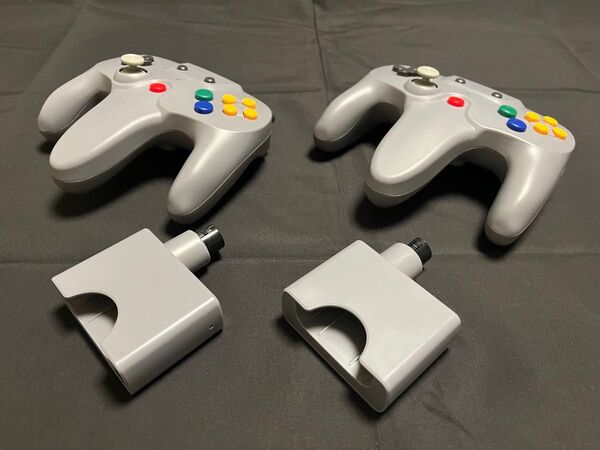 【極美品動作確認済み】Nintendo64 周辺機器 ワイヤレスコントローラー 2個セット