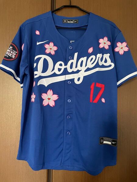 大谷翔平 MLBTOKYOシリーズ 村上隆コラボユニフォーム(L) NIKE 青