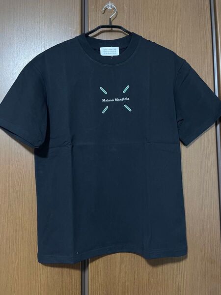 maison margiela マルジェラ 4つロゴtシャツ ブラック 半袖 L