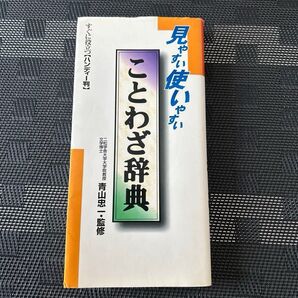 ハンディ本 見やすい使いやすい ことわざ辞典/青山忠一 (著者) 約17×5cm 永岡書店