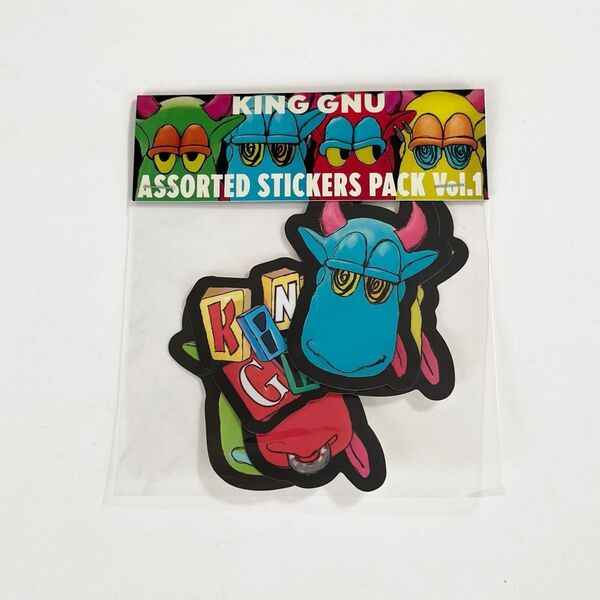 King Gnu ASSORTED STICKERS PACK Tol.1 ステッカー
